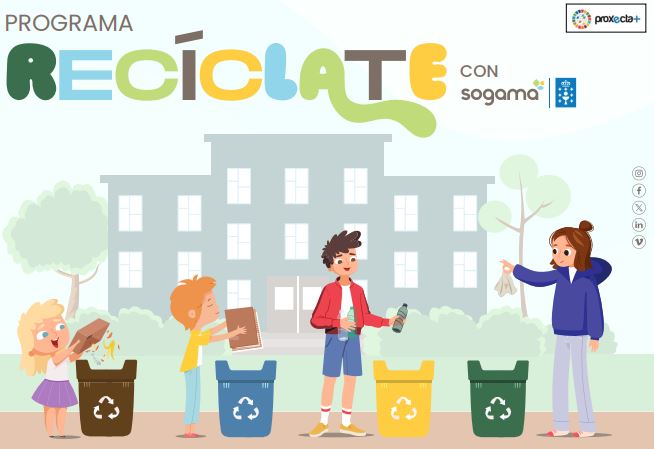 Imagen programa Recíclate con Sogama 2024-2025