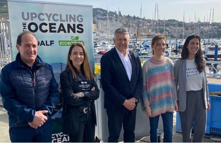 Os portos de Sanxenxo e Combarro únense ao proxecto “Upcycling the Oceans” en Galicia