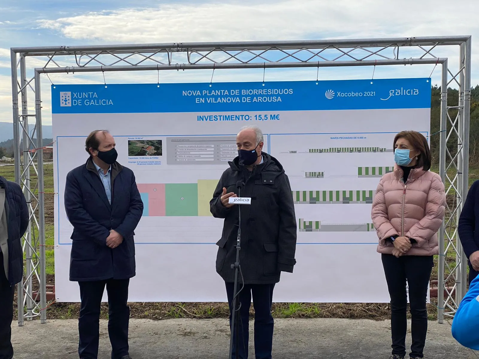 Medio Ambiente, a través de Sogama, invierte 15,5 M€ en la futura planta de biorresiduos de Vilanova