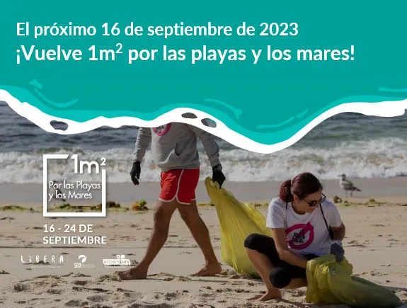 Imaxe campaña "1m2 polas praias e os mares"