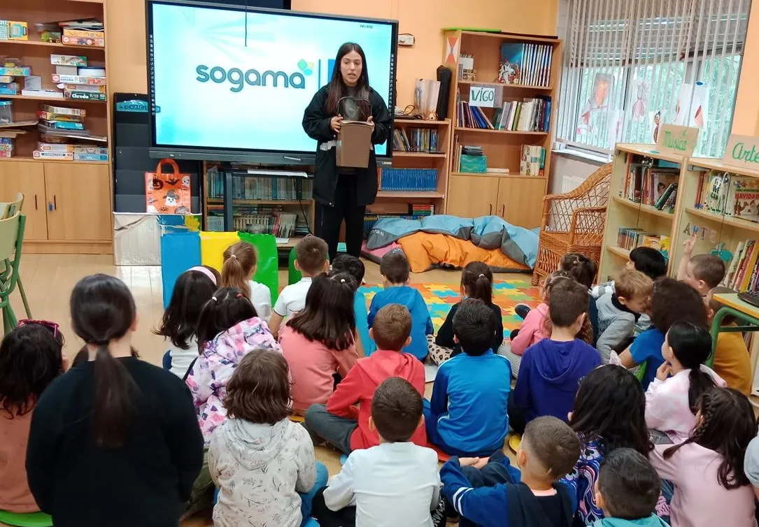 Sesión formativa en un centro educativo